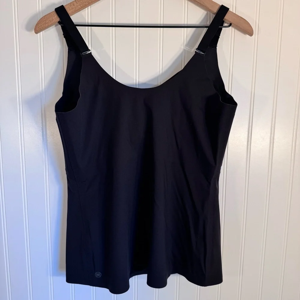Honeylove LiftWear Cami Built-In Bra Vamp Black Adjustable Straps Womens Size 1X - Picture 9 of 12